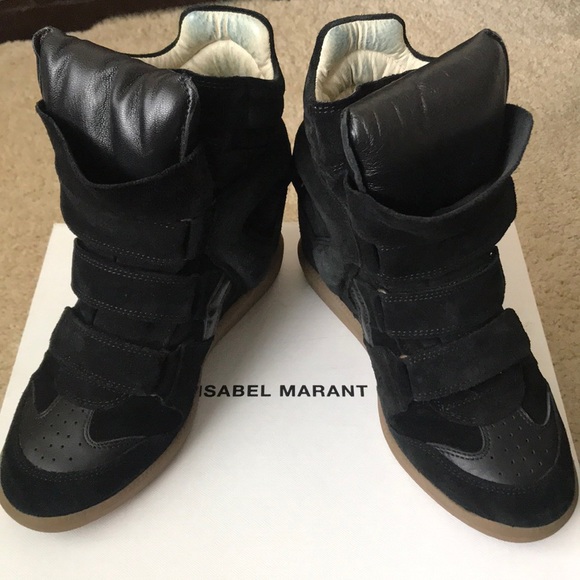 isabel marant platform sneakers